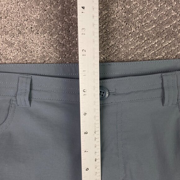 Eddie Bauer First Ascent Shorts Women's 16 Slate Gray Guide Pro Hiking Cargo - Picture 12 of 15